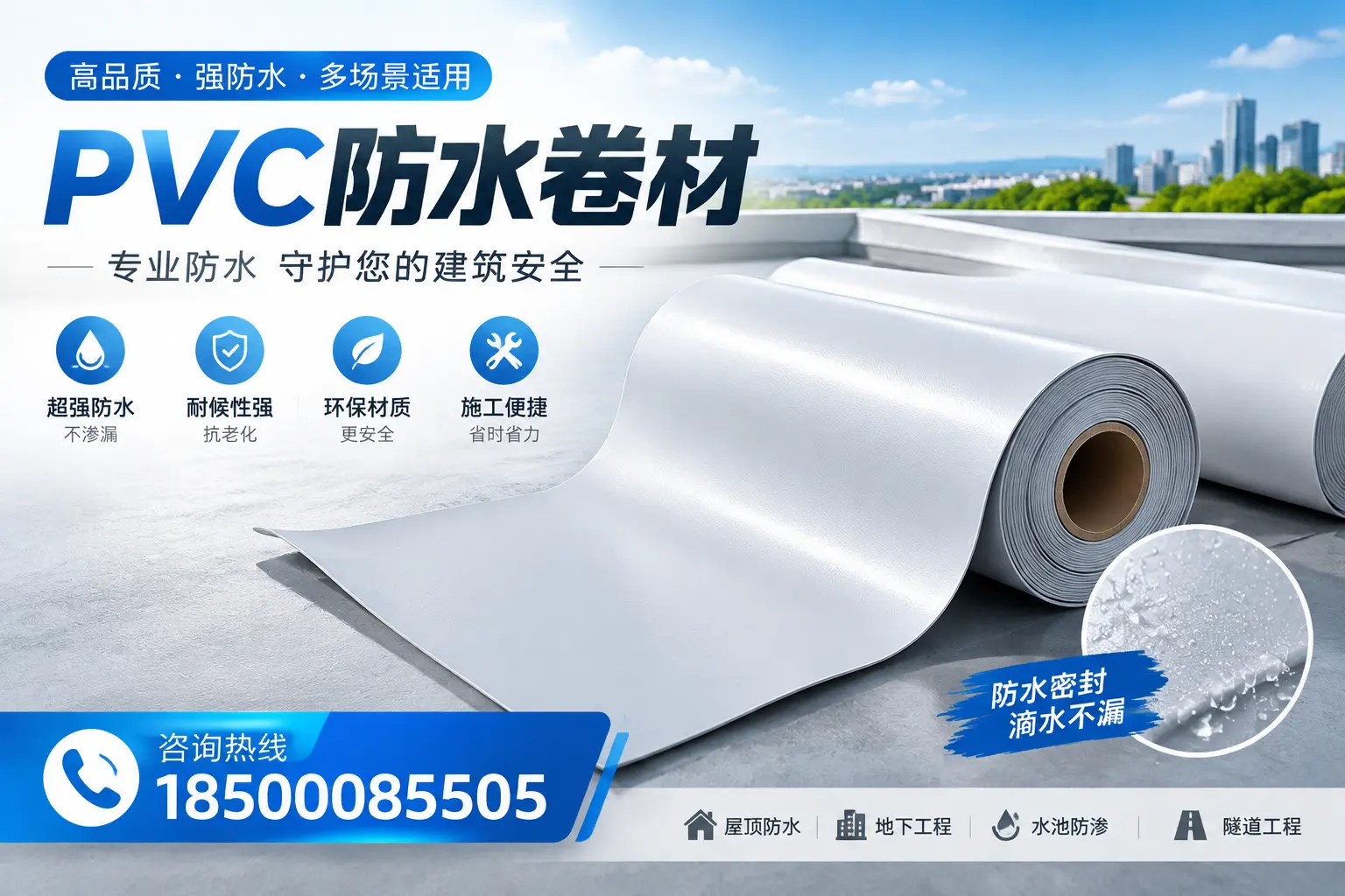 PVC防水卷材的市场竞争分析，黄南品牌选择参考