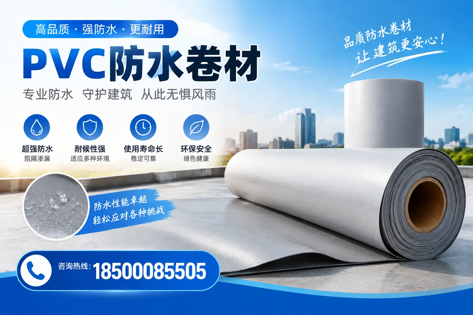 如何选择高质量的PVC防水卷材?黄南消费者必看指南